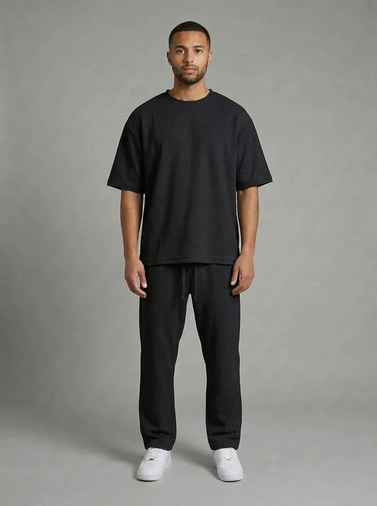Oversized t-shirt and jogger pants set